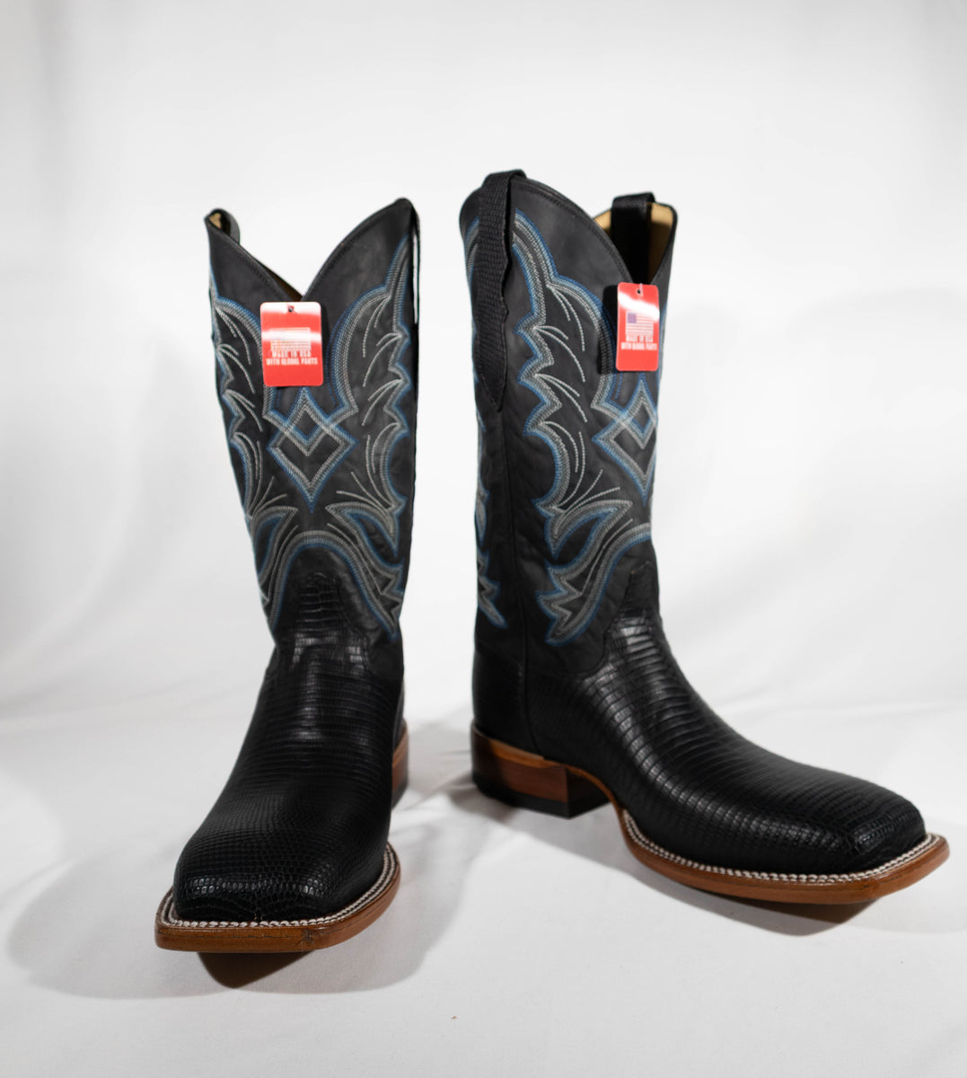 Black lizard Justin boots #PO1940 – Jasmines Western Wear display picture 1