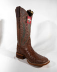 Rum Brown Quill Ostrich Justin boots