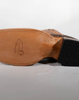 Dark brown elephant Justin boots