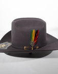 RDR "Patron" 10x Charcoal felt hat