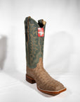 Justin coffee ostrich boots