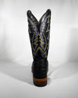 Justin Black Caiman Belly Boots