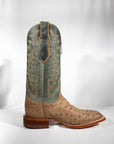 Justin coffee ostrich boots