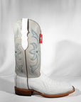 White Caiman Justin boots