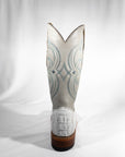 White Caiman Justin boots