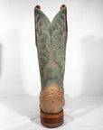 Justin coffee ostrich boots