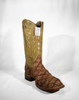 Justin coffee fish boots