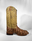 Justin coffee fish boots