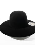 RDR "Open crown" 6x Black felt hat