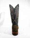 Saddle, Tan & Black elephant Justin boots 