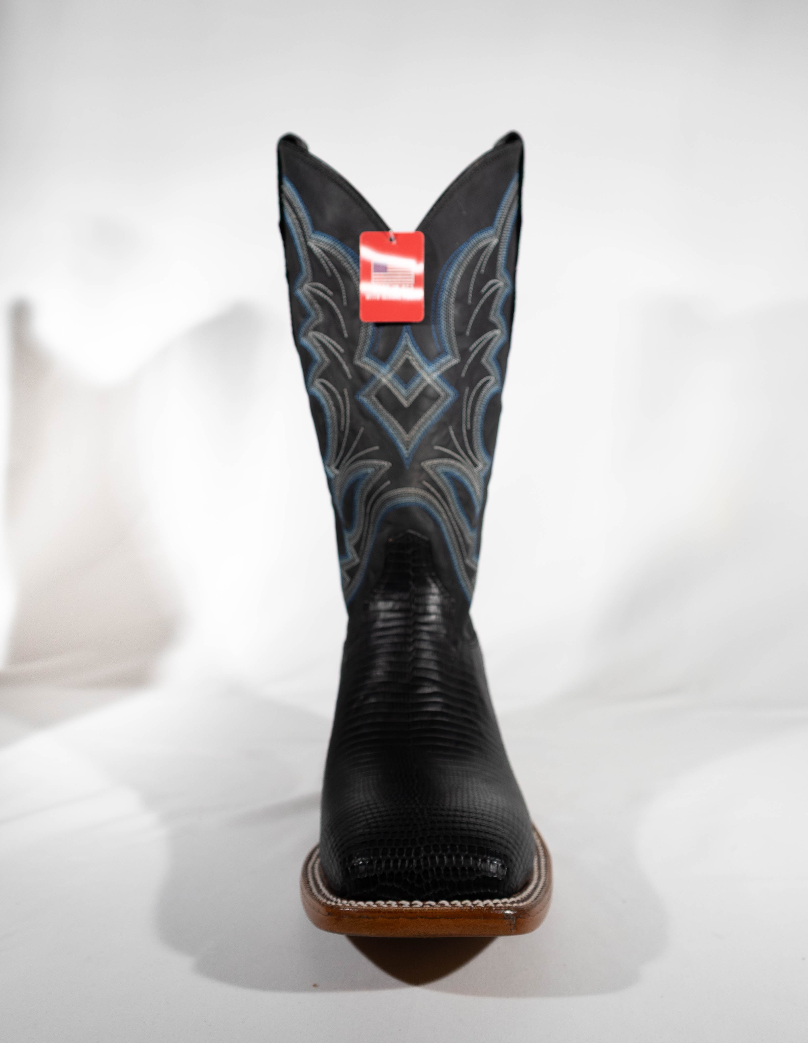 Black lizard Justin boots #PO1940 – Jasmines Western Wear