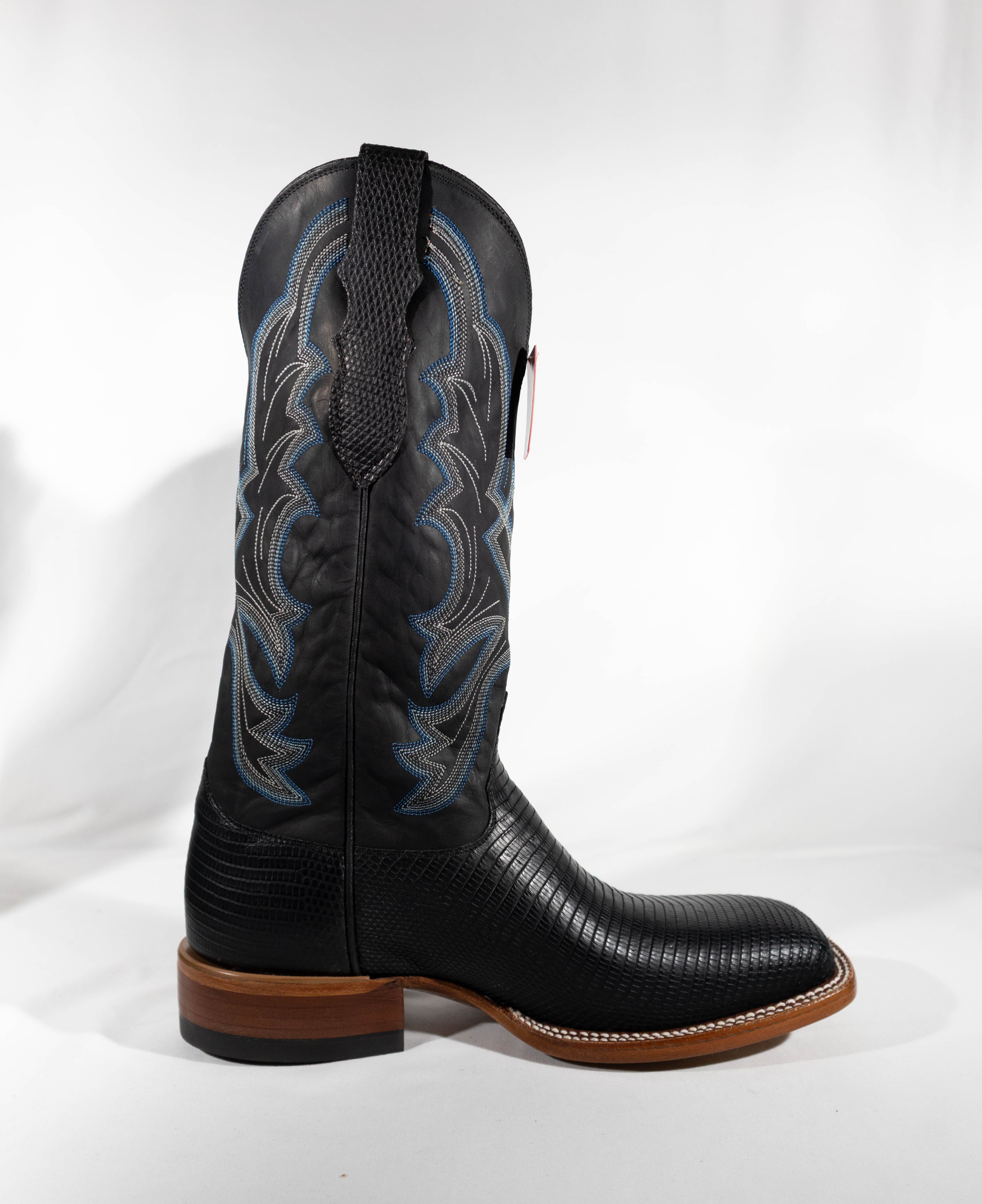 Black lizard Justin boots #PO1940 – Jasmines Western Wear