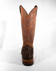 Dark brown elephant Justin boots 