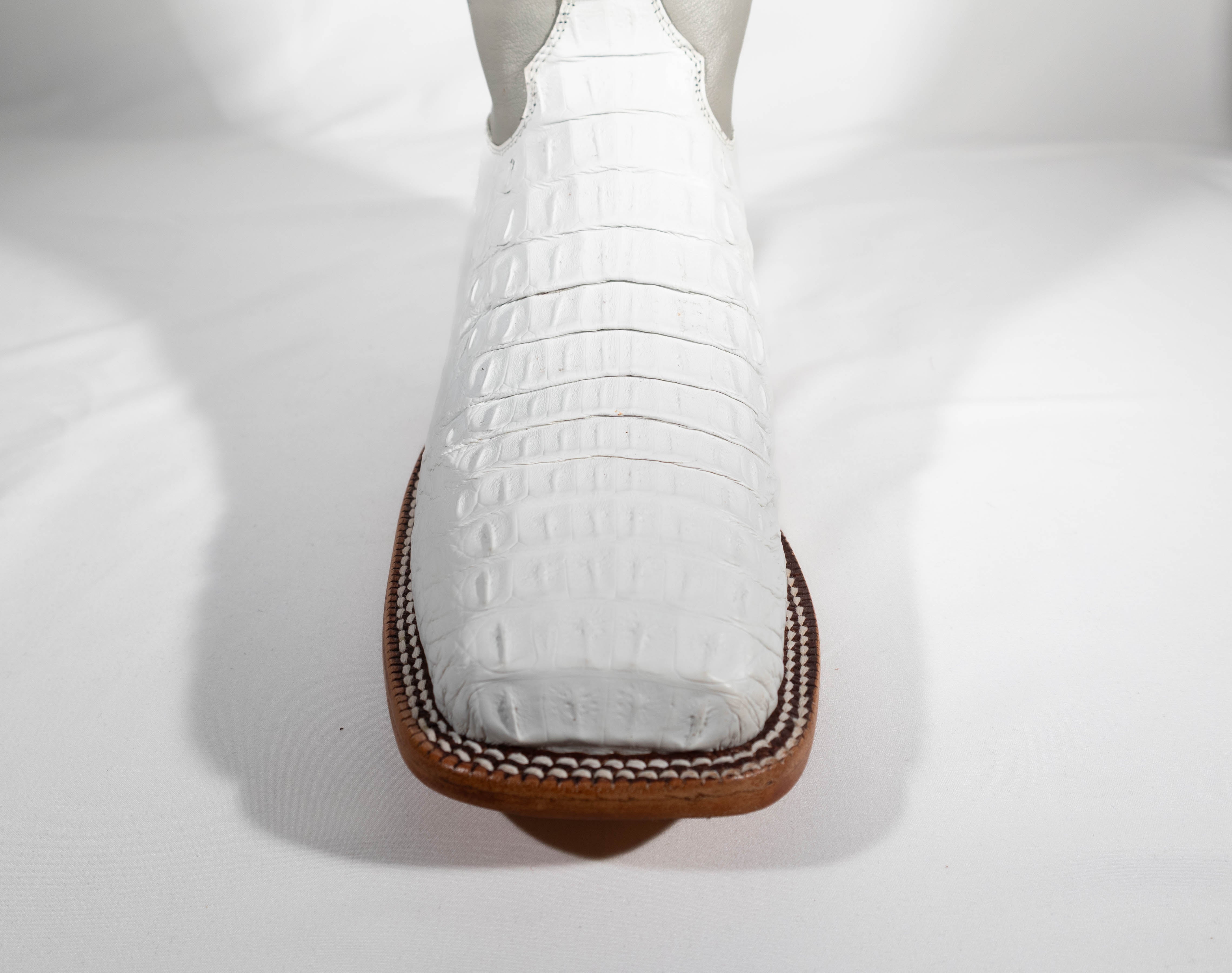 White Caiman Justin boots #P01946 – Jasmines Western Wear